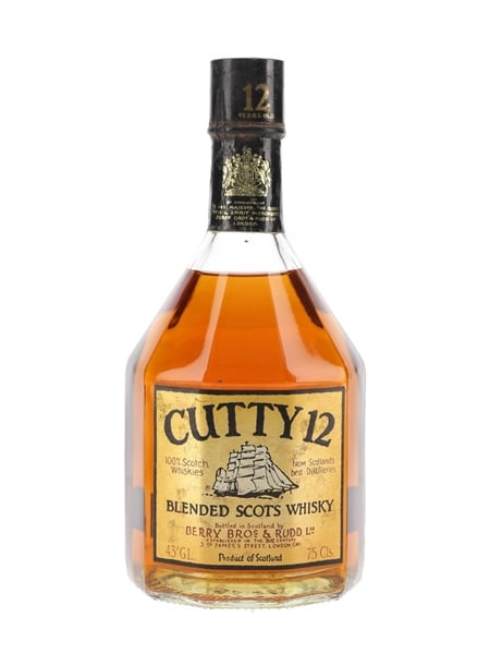 Cutty Sark 12 Year Old Bottled 1980s 75cl / 43%