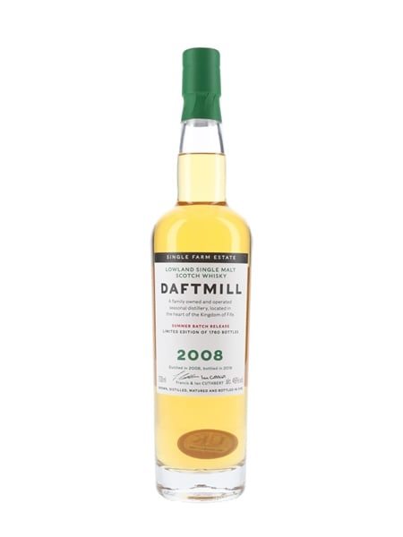 Daftmill 2008 Bottled 2019 - Summer Batch Release 70cl / 46%