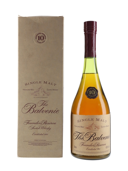 Balvenie 10 Year Old Founder's Reserve Bottled 1980s 100cl / 40%