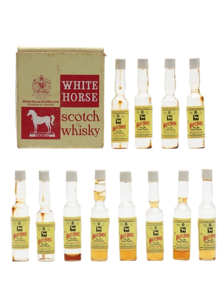 White Horse Scotch Whisky Case The World's Smallest Bottles Of Whisky 12 x <1cl / 40%