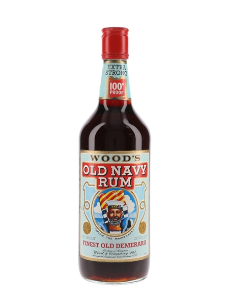 Wood's 100 Old Navy Rum Bottled 1970s 75.7cl / 57%