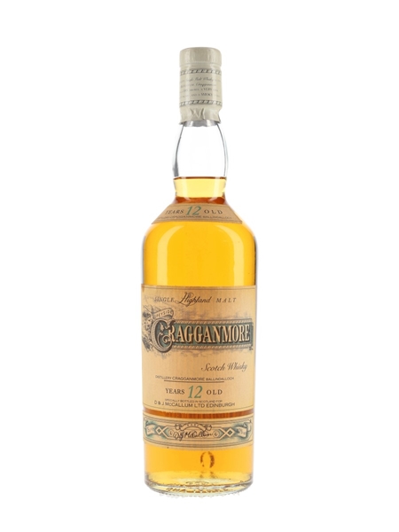 Cragganmore 12 Year Old Bottled 1980s 75cl / 40%