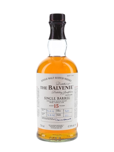 Balvenie 1995 15 Year Old Single Barrel 9131 Bottled 2011 - US Release 75cl / 47.8%