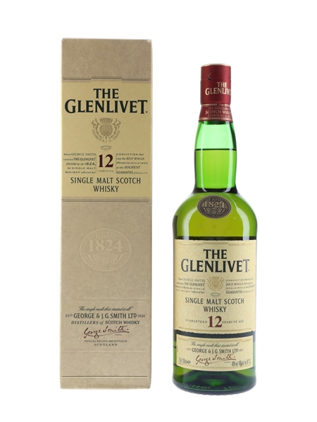 【古酒】未開栓　The GLENLIVET 12years 　⑥ The Glenlivet 12 Years Single Malt Scotch – Jensens Liquors