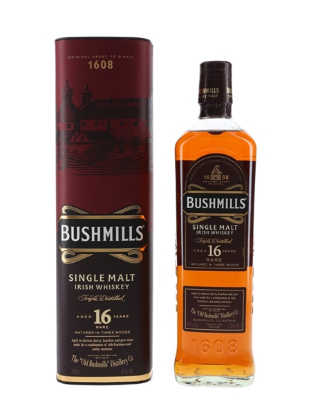 Bushmills 16 Year Old Three Wood  70cl / 40%