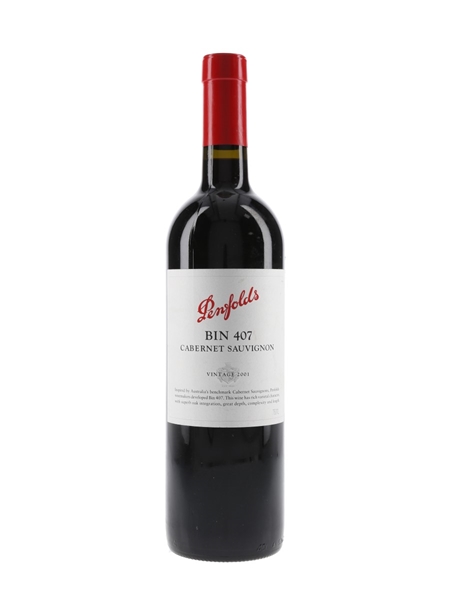 Penfolds 2001 Bin 407 Cabernet Sauvignon  75cl / 14%