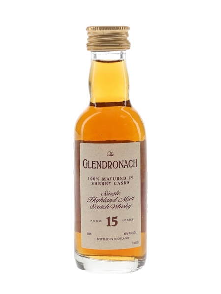 Glendronach 15 Year Old Bottled 1990s - Hiram Walker 5cl / 40%