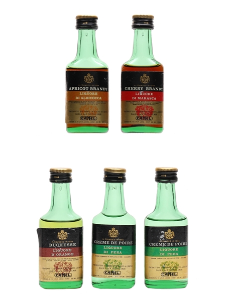 Assorted Camel Liqueurs  5 x 2.8cl