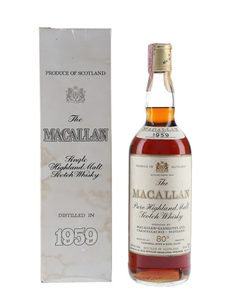 Macallan 1959 Campbell, Hope & King Bottled 1970s - Rinaldi 75cl / 46%