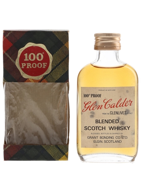 Glen Calder 100 Proof Bottled 1960s-1970s 5cl / 57%
