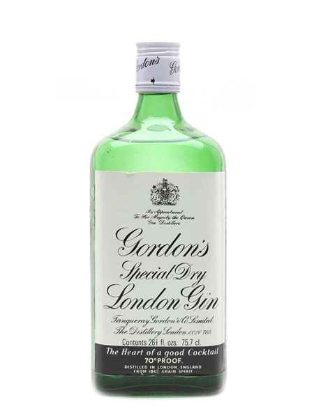 Gordon's Gin Bottled 1970s 75cl / 40%