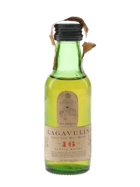 Lagavulin 16 Year Old Bottled 1980s-1990s - White Horse Distillers 5cl / 43%