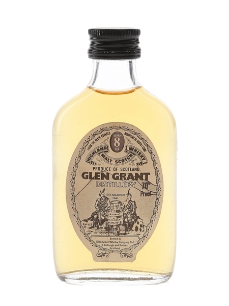 Glen Grant 8 Year Old Bottled 1970s 5cl / 40%