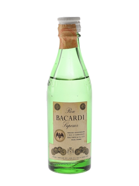 Bacardi Superior Bottled 1950s-1960s - Spain 5cl