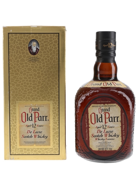 Grand Old Parr 12 Year Old De Luxe Bottled 1980s 75cl / 43%