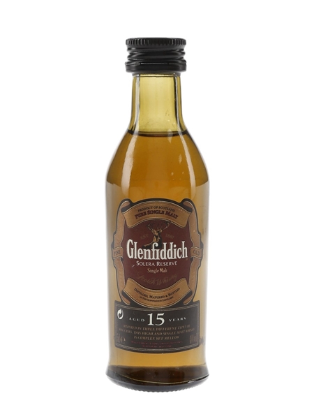 Glenfiddich 15 Year Old Solera Reserve 5cl / 40%