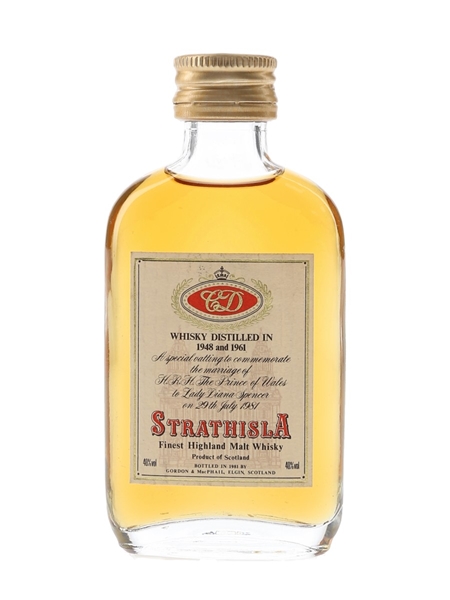 Strathisla Royal Wedding 1948 & 1961 Bottled 1981 - Gordon & MacPhail 5cl / 40%