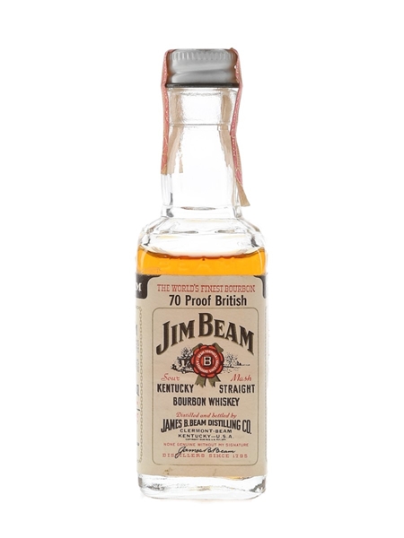 Jim Beam 5 Year Old Bottled 1970s-1980s 4.7cl / 40%