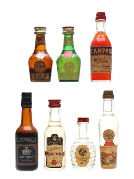 Assorted Liqueurs Incl. Campari 3 x 2cl & 4 x 3cl