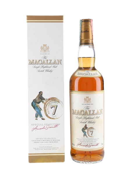 Macallan 7 Year Old Bottled 1990s - Giovinetti 70cl / 40%