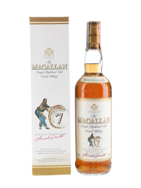 Macallan 7 Year Old Bottled 1990s - Giovinetti 70cl / 40%