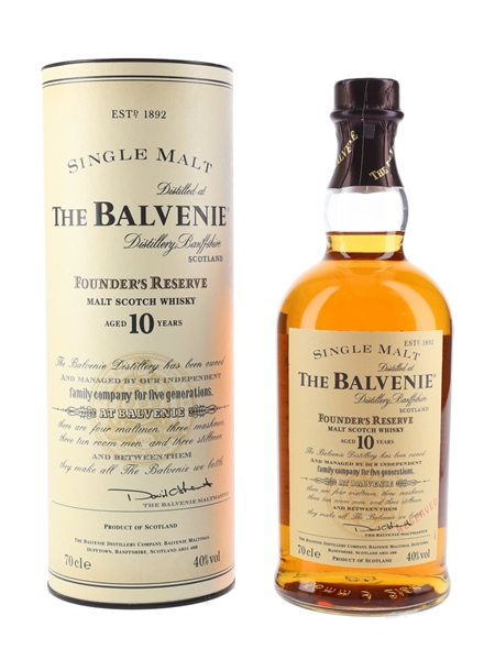 Balvenie 10 Year Old Founder's Reserve Bottled 2000s 70cl / 40%