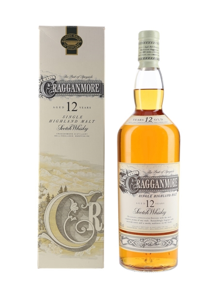 Cragganmore 12 Year Old Bottled 1990s 100cl / 40%