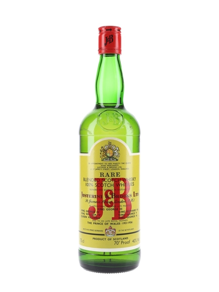 J & B Rare Bottled 1970s-1980s 75cl / 40%