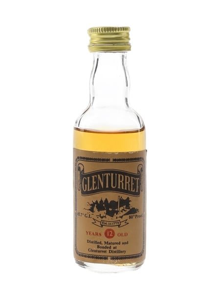 Glenturret 12 Year Old Bottled 1970s-1980s 5cl / 45.7%