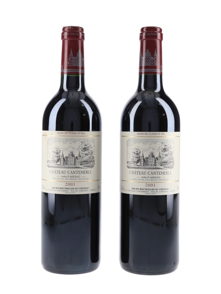 Chateau Cantemerle 2001 Haut Medoc 2 x 75cl / 12.5%