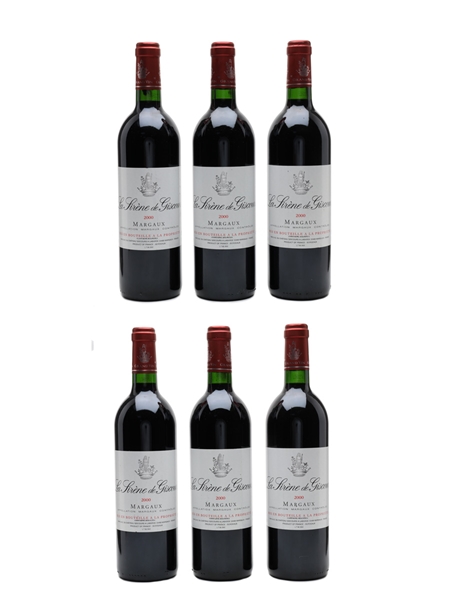 La Sirene De Giscours 2000 Margaux 6 x 75cl / 13%