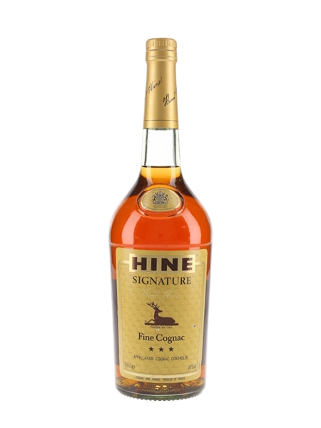 Hine Signature 3 Star Bottled 1980s 100cl / 40%