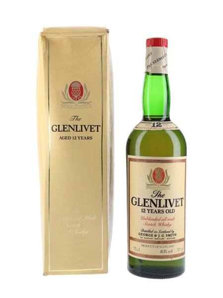 Glenlivet 12 Year Old Bottled 1980s 75cl / 40%