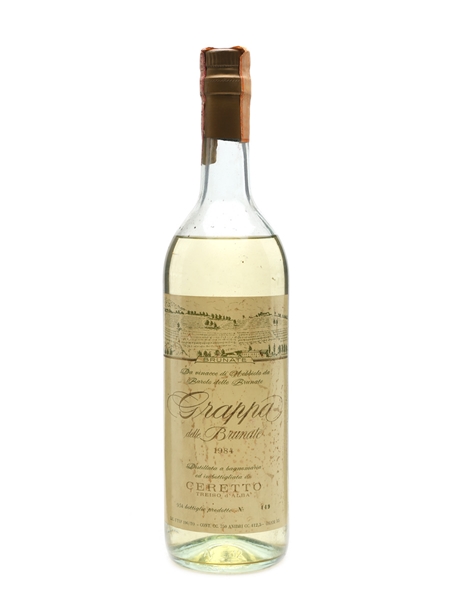 Grappa Delle Brunate 1984 Cerreto 75cl