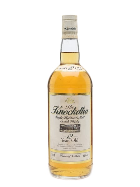 The Knockdhu 12 Year Old Bottled 1980s 100cl