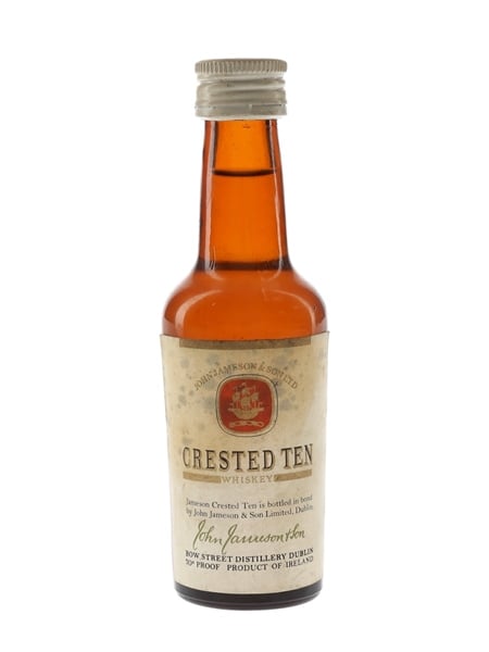 Jameson Crested Ten Bottled 1970s - Bow Street Distillery 7cl / 40%