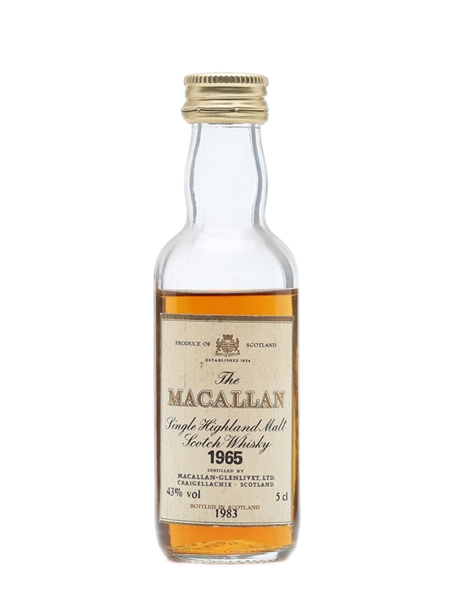 Macallan 1965 Bottled 1983 Miniature