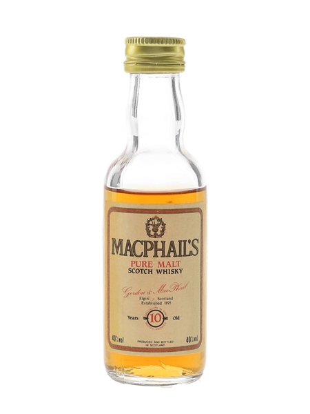 MacPhail's 10 Year Old Bottled 1980s - Gordon & MacPhail 5cl / 40%