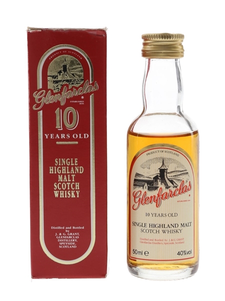 Glenfarclas 10 Year Old Bottled 1990s 5cl / 40%