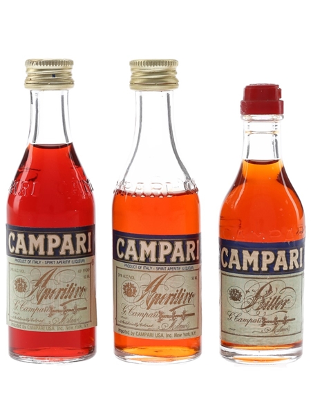 Campari Aperitif & Bitter  3 x 5cl