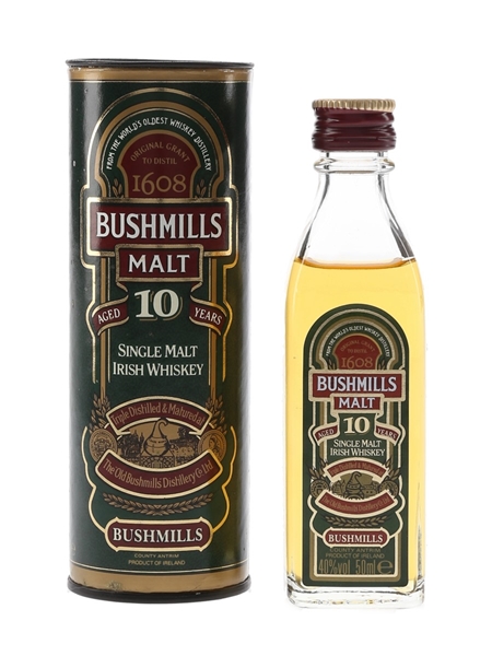 Bushmills 10 Year Old  5cl / 40%