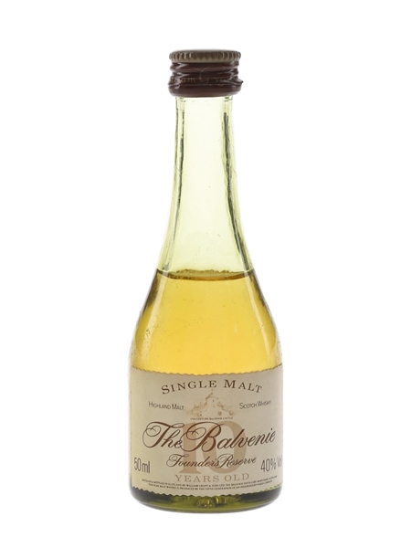 Balvenie 10 Year Old Founder's Reserve Bottled 1980s 5cl / 40%
