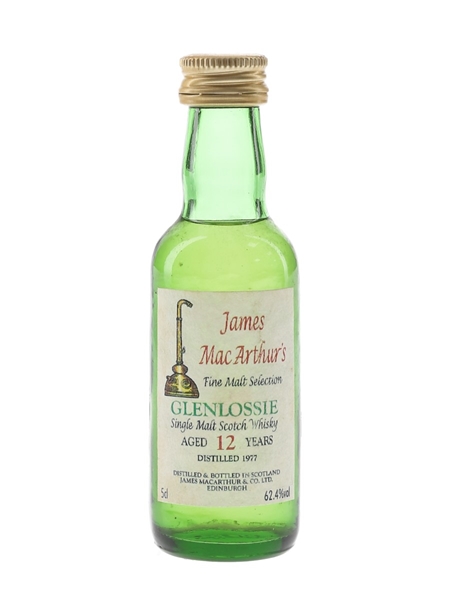 Glenlossie 1977 12 Year Old James MacArthur's 5cl / 62.4%