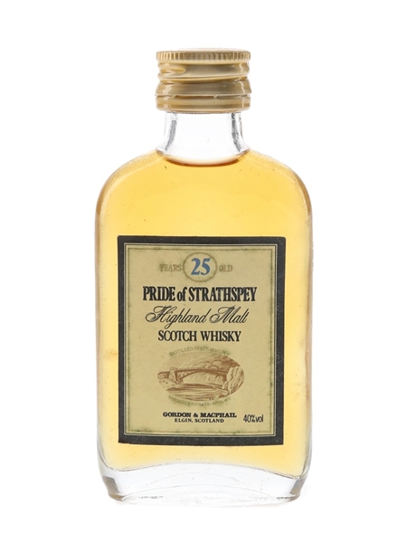 Pride Of Strathspey 25 Year Old Bottled 1980s - Gordon & MacPhail 5cl / 40%