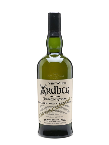 Ardbeg 1997 Very Young Bottled 2003 70cl / 58.9%