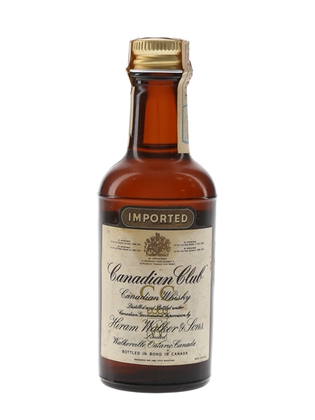 Canadian Club 1966 Trans International Airlines 5cl