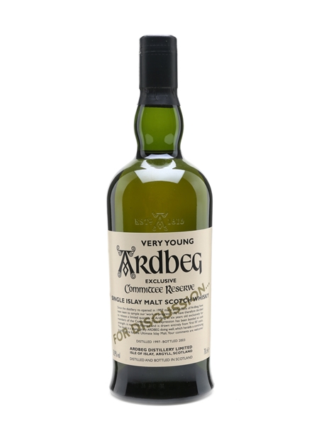 Ardbeg 1997 Very Young Bottled 2003 70cl / 58.9%