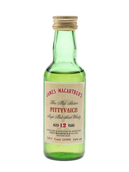 Pittyvaich 12 Year Old James MacArthur's 5cl / 54%