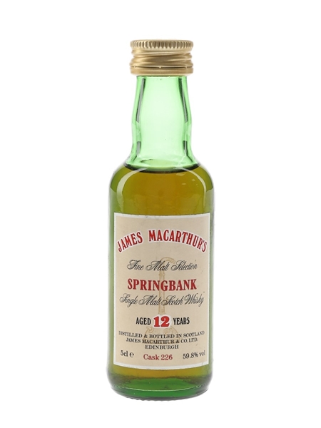 Springbank 12 Year Old Cask 226 James MacArthur's 5cl / 59.8%