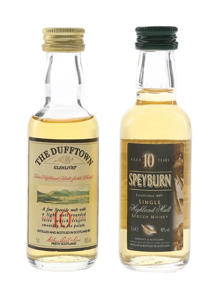 Dufftown Glenlivet & Speyburn 10 Year Old  2 x 5cl / 40%
